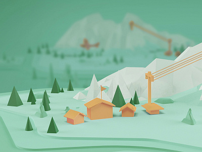 Low poly World 3d low poly world