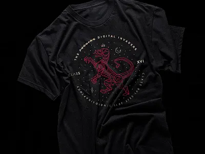 Digital Invaders Shirt digital invaders raptor tshirt