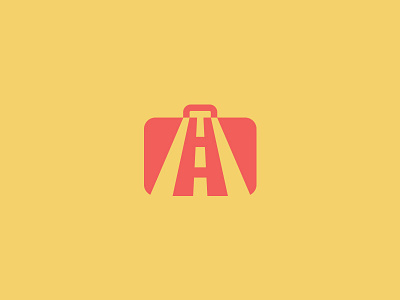 Suitcase + Pathway agency ali logo logo design mark negative space suitcase t tour tourism travel trip
