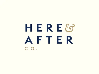 Here & After Logo afdzal ahmad brand branding design digital freelance designer identity kuala lumpur logo logo design malaysia typography