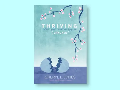 Book Cover branch cherry blossom crack cracked egg flower