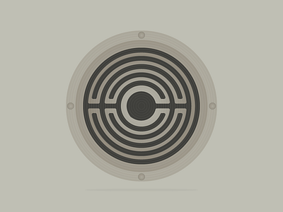 Cap Et Al 2 geometry industrial design lines manhole cover