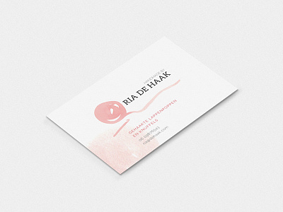 Crochet business card business card crochet knitting logo mock up pink watercolor watercolor logo watercolour wool