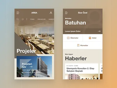 Smart Home Ui Concept color concept hamburger home hover iphone mobil profile smart ui