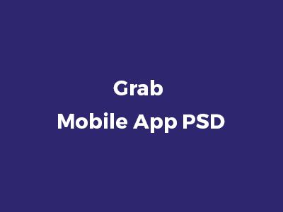 Grab – Mobile App PSD Template Newest Design app psd design mobile mobile app mobile site mobile template mobile web mobile web app mobile web design mobile website mobile website template psd app template psd mobile app