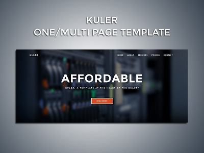 Kuler -a multi / one page agency/hosting template agency bootstrap3 clean hosting html5 premium responsive