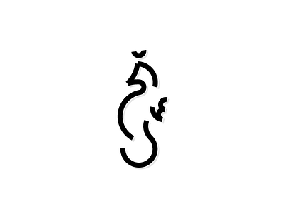 Seahorse animal logo logodesign seahorse
