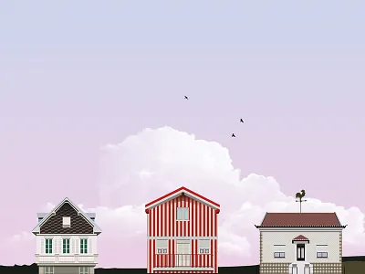 cartoon vector houses cartoons clip art flat house illustration multiplication vector