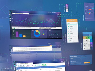 Dashboard Web App Product UI Design analytics dashboard data form graph grid interface metrics mobile navigation product visualization