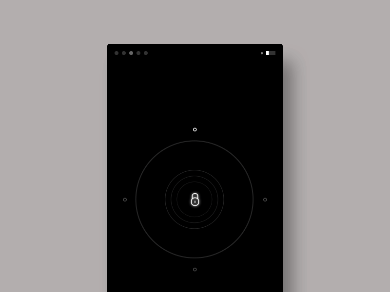 Unlock interactive concept ae aep animation circle concept lock motion password prototype security ui ux