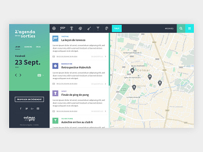 Agenda agenda art direction ui ux