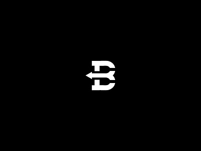 B + Arrow arrow b bow icon logo mark