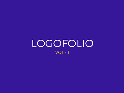 Logofolio Vol - 1 behance brand collection logo logofolio mark one portfolio volume