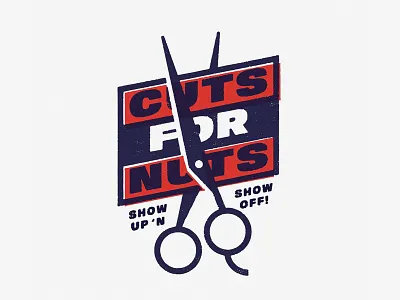 Cuts For Nuts barbershop texture type typography