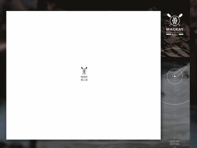 Mackay River animation minimal scroll ui ux website