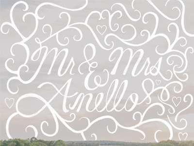 Mr and Mrs celebrate handlettering illustration marriage mrandmrs wedding