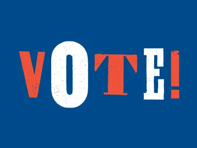 Do Your Thing, America! 2016 america election day typography vintage vote