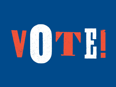 Do Your Thing, America! 2016 america election day typography vintage vote
