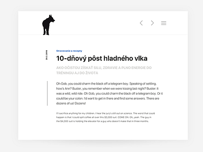 Blog Minimal blog clean minimal post white wolf