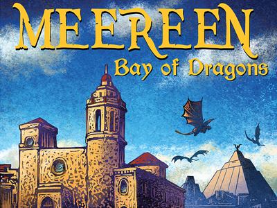 Meereen art chet phillips gallery 1988 game of thrones limited edition postcard