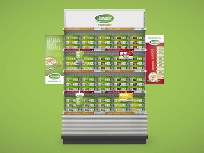Hamazon consumer branding display food branding food industry food product hummus product branding shelf product spread supermarket supermarket display supermarket shelf