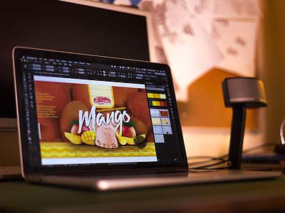 Final Touches design ice cream illustrator indesign layout mango mexican ice cream photoshop print print layout product package product packaging