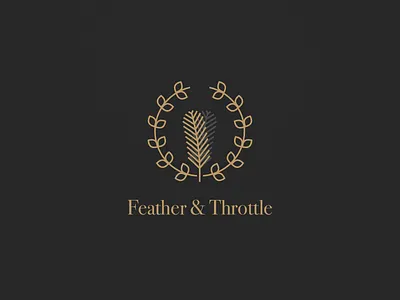 Feather & Throttle Branding branding identity logo