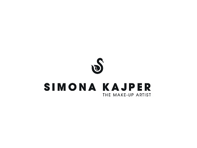 Simona Kajper The make-up artist artist eye logoflow make up s swan