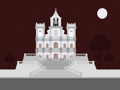 Indian city Illustration- Goa city design goa illustration india