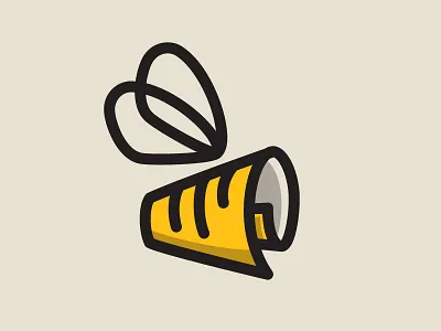 NewsBuzz logo bee buzz logo news