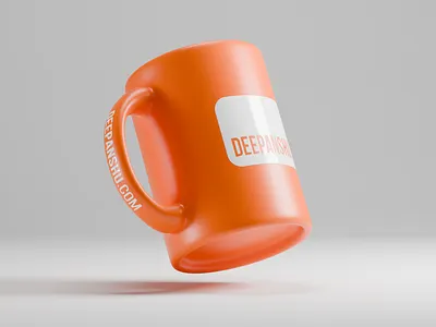 3D Model of a Coffee Cup. 3d branding graphic design logo