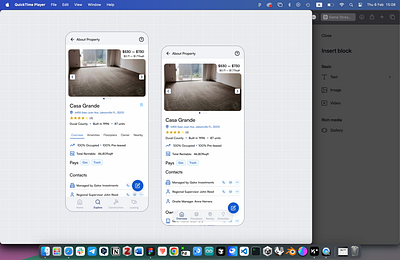 Property Listing UI – UX vs Dev Effort animation app mobiledesign ui ux