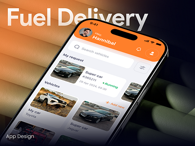 Fuel Delivery App UI/UX Design app design app designer app ui design app ux design designer figma design figma designer fuel delivery fuel delivery app graphic design graphic designer ui ui design uiux design ux ux design