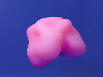 3D gummy blob 3d abstract animation blender blob motion graphics