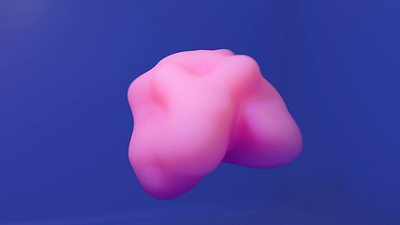 3D gummy blob 3d abstract animation blender blob motion graphics