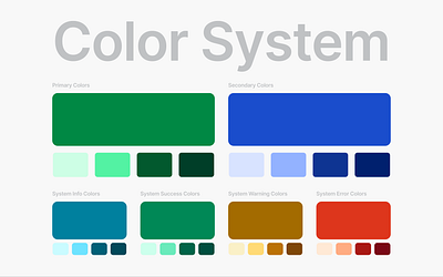 Design Brief: Color System accessibility branding design figma ui uiux web design