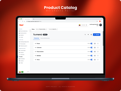 B2B - Product Catalog b2b catalog design desktop flat items minimal product catalog ui ux