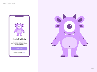 Illustration for a mobile app for learning 👾 animation app brand identity branding character cute design funny identity illustration kids mascot mobile app space vector