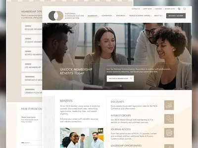 Nonprofit Website Design - National Communication Association charity charity website design design donate donation elevation graphic design landing page design non profit nonprofit nonprofit non profit nonprofit web design nonprofit website nonprofit website design ui ui design web design web ui webdesign website design