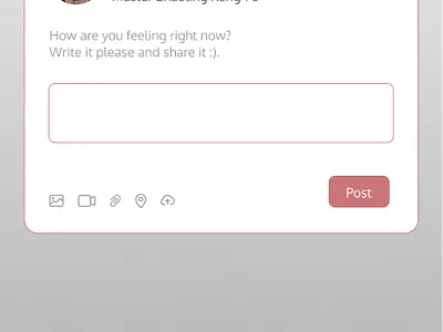 Daily UI#081 - Status Update daily ui graphic design interfae mobile status update ui ux designer web design