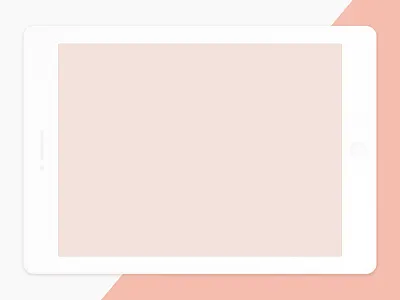 Rosé Papi ipad marketing marketing site mockup robin template