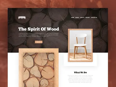Wood Items • Prototype animation clean design gif illustration minimal photoshop responsive simple ui ux web