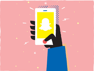 Snapchat dubai editorial illustration inc. magazine snapchat