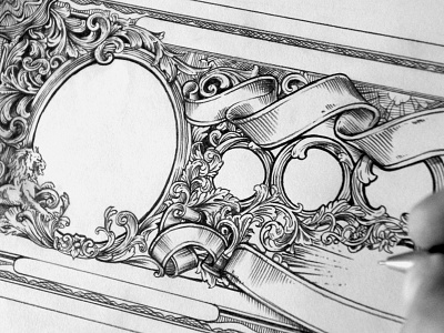 Dunhill Cigar Warranty Seal authentic cigars customs guilloche hand drawn lions pencil scrolls seal security traditional warranty