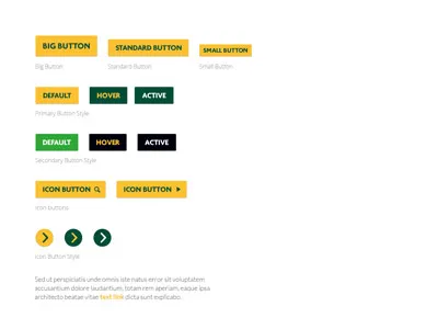 Element Collage Buttons