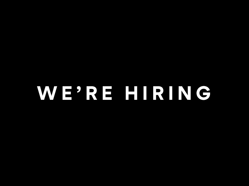 We're hiring designers design hiring junior middleweight point studio