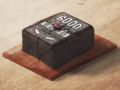 6000 Beans coffee lettering package typography