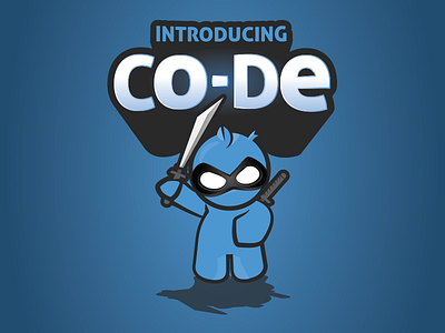 Introducing… Co-De :) illustration jay moore ninja pointsource thirsty vector