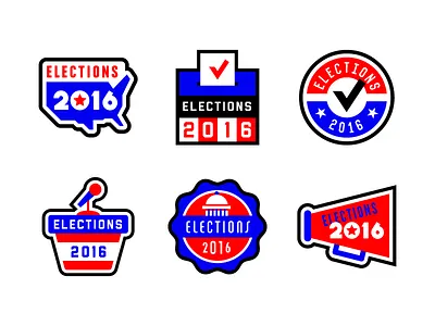 Election Day badge election logo