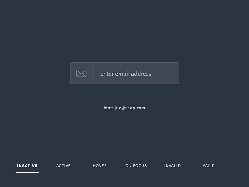 Form field tester prototype form form field framer prototype states ui